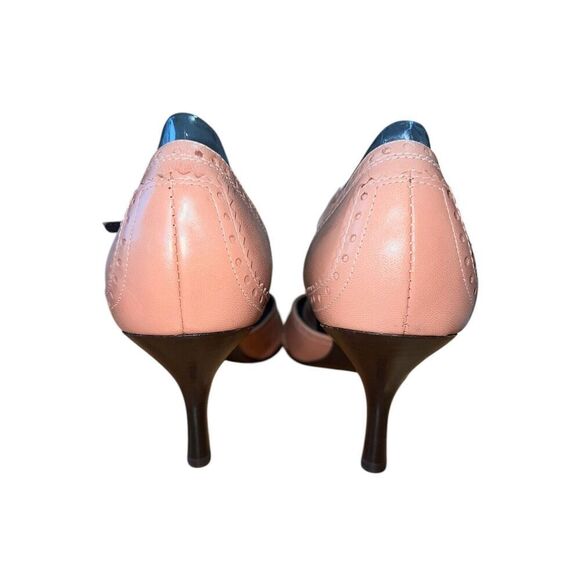 Bandolino Dark Natural Square Toe Heels With/Ankle Strap Women’s Sz 10 NWOB - Picture 6 of 11